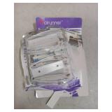 Coolrunner Child Safety Drawer Locks, 8 Pack Safety Invisible Drawer Latches with Strong Adhesive for Baby Care,Only fit for Some Drawer, Please See Below Before Buying - Retail: $15