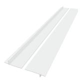 Silicone Stove Counter Gap Cover (2 Pack),Easy Clean Heat Resistant Wide & Long Kitchen Stove Gap Filler,Seals Spills Between Counters, Oven, Stovetops, Washing Machines, Washer, Dryer(30 in, White) -