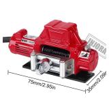 INJORA Metal Automatic Winch Wireless Remote Controller System for 1:10 RC Crawler Car Axial SCX10 90046 TRX4 Redcat (Red) - Retail: $32