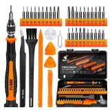 JOREST 40Pcs Small Precision Screwdriver Set (S2 Steel), Magnetic Screwdriver Set with Torx T5 T6 T8, Mini Repair Tool Kit for Macbook, Computer, Laptop, iPhone, PS4 PS5, Xbox, Switch, Glasses, Watch 