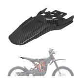 JFG RACING Sur Ron Rear Fender,Motorcycle Rear Fender Mudguard Plastic for Surron Sur Ron Light Bee X/S Segway X260 X160 Electric Dirt Bike EBike Imitation Carbon Fiber - Retail: $24