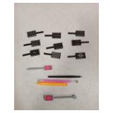 XEAOHESY 14 Pcs Nail Magnet Tool Set Magnet Plate Wand Board Magnetic Pen Stripe Nail Magnet Double Ended Magnet Wand Magnet Stick for Cat Eye Gel Polish Nail Art - Retail: $9