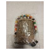 Leeko Pet Hammock Hamster Hanging Toy, 3 Piece Set House Hanging Bed Cage Toys for Small Animal Sugar Glider Squirrel Chinchilla Hamster Rat Playing Sleeping - Retail: $14