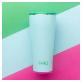 Swig Life 32oz Insulated Tumbler, Travel Coffee Tumbler with Lid, Cup Holder Friendly Travel Coffee Mug, Stainless Steel with Lid (Prep Rally) - Retail: $30