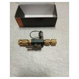 HVAC Valve Core Removal Tool,Valve Core Remover Installer Tool,1/4"& 5/16" Dual Valve Mega Flow Vacuum-Rated Valve Core Removal Tool,20 Microns Vacuum,Essential HVAC Tools for R32 R410A R22 R12 R407 -