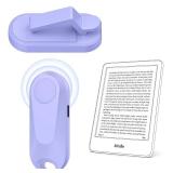 DATAFY [Case-Friendly] Page Turner for Kindle Paperwhite Oasis Kobo eReaders, Camera Camcorder Remote Controls, Page Turner Clicker for ipad Tablets Reading Novels with Wrist Strap Storage Bag Purple 