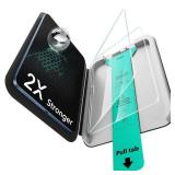 ESR 2 Pack Screen Protector for iPad A16 11th/10th Generation (11 Inch/10.9, 2025/2022), 9H Tempered Glass Film with UltraFit Tray, Apple Pencil Support, Scratch Resistant, HD Clarity, Bubble Free - R