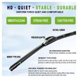 OEM QUALITY 24" +19" PARRATI Premium All-Season Windshield Wiper Blades (Set of 2) - Retail: $18