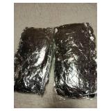 Graduation Party Decorations, 3.28 FT x 7.05 FT Black Backdrop, Metallic Graduation Photo Backdrop Fringe Curtains Tinsel Backdrop Foil Streamer, Grad Party Supplies Photo Booth Props 2 pcs - Retail: 