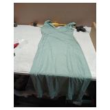 Sage Green Ruffle Hem Maxi Dress XL - Retail: $35