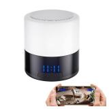 Chasvon 3-in-1 Security Camera with 128GB SD Card, Bluetooth Speaker & Night Light, 1080P Wireless Indoor Camera, AI Motion Detection, 180° Rotating Camera, Cloud Storage, Pet/Baby Monitor - Retail: 