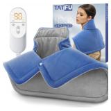 Heating pad for Neck, Back, Shoulder, Cramps Pain Relief, Gifts for Women, Men, Mom, Dad, 4 Auto-Off, Machine Washable, 6 Heat Settings, Ideal for Mothers Day, Fathers Day, Christmas, Birthdays - Reta