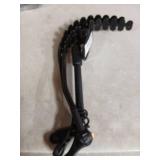 Mikilys Saxophone Shoulder Harness, Comfortable Neck Strap with Aluminum Hook, for Alto and Soprano Sax, Black - Retail: $32