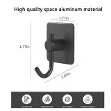 Paoli Heavy Duty Self Adhesive Hooks - Sturdy self Adhesive Hooks for Home, School and Office Easy to fit and Remove(4PC) - Retail: $11