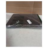 360° Rolling Tray Bamboo Appliance Slider for Kitchen Appliances, Coffee Maker Mat Tray for Countertops Sliding Tray for Coffee Maker Appliances Mat Easily from Under The Cabinet Black 11.6x13.9 - Re