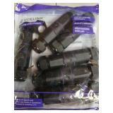 VCELINK IP68 Waterproof RJ45 Coupler (4.43in) - 1000Mbps Shielded Outdoor Ethernet Extender, Tool-Free Cat6/5e/5 PoE+ Compatible, 6-Pack - Retail: $28