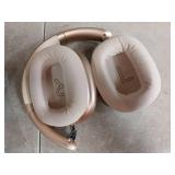 Wentronic Y01 Wireless Noise Canceling Headphones Bluetooth 5.3 Over Ear Headphones with Microphone, Hi-Res Audio, 48H Playtime, Foldable Comfortable Earpads,Compatible with iOS,Android,PC, Starlight 