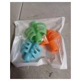JuneLsy Pencil Grips for Kids Handwriting Pencil gripper Pencil Holder Posture Correction Training Writing AIDS for preschooler Kids toddler Children Special Needs (3 PCS) - Retail: $5