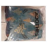 AQOTHES Christmas Tree Green Throw Pillow Covers 20x20inch, Set of 2 Winter Holiday Decorative Faux Fur Fuzzy Pillows Covers with Glitter Printed for Christmas Decor Sofa Couch Home - Retail: $10