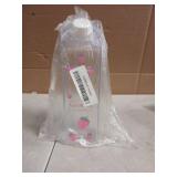 FveBzem Milk Carton Water Bottle 17oz (500mL) Plastic Clear Square Milk Bottles No BPA Leakproof Water Bottle Portable Reusable Milk Carton Shaped Juice Bottle Perfect for Fitness Gym Camping Sports