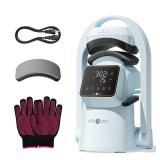 HTVRONT Auto Hat Press Machine - Hat Heat Press Machine with Precise Temp&Timer Control, Hat Heat Press Machine for Caps with 2 Platens, Compatible with DTF Film, Embroidery, Sublimation (Blue) - Reta