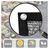 LOVE STORY 6x12FT 55% Black Shade Cloth Sun Shade Net with Grommets Sunblock Net Mesh Tarp for Garden,Plants Cover,Greenhouse and Patio - Retail: $12