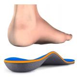 Kelaide Arch Support Insoles Relief Plantar Fasciitis, Comfort Orthotic Inserts for Flat Feet, Feet Pain, Pronation, Shoes Insoles for Men and Women Blue - Retail: $26