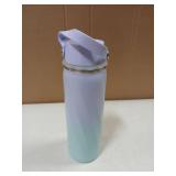 HEYTRIP Portable Breastmilk Cooler - 20oz Stainless Steel Milk Chiller Bottle for Travel & Work | Reusable Breastmilk Storage Container, 36+ Hour Cooling, TSA Approved | Violet Aurora - Retail: $33