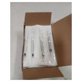 50 Pcs 1ml Syringes with Caps Oral Dispenser Individually Sterile Warpped for Medicine Dropper, Colostrum Collect Feeding Pets, Liquid - Retail: $10