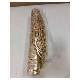 Evevde Gold Round Placemats for Dinner Table Set of 6 Metallic Plastic Vinyl Place Mats No-Slip Wipeable 6Pcs Table Mats for Daily Use Wedding Anniversary Kitchen Table Decoration(Dia:15inch/38cm) - R