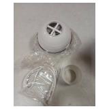 Bath Filter for Tub - Bathtub Water Filter with Overflow, Removes Chlorine, Fluoride & Contaminants, Hard Water Softener, 2,500 Gallons of Filtration, Easy Install (White) - Retail: $10