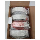 ZAGO 5 Inch LED Frameless Surface Mount Ceiling Light, 5CCT Switchable, Shower Rated Twist in Contemporary Mini Flush Mount Light, 120V, 60W Equivalent, ETL Certified, Dimmable, White, 4 Packs - Retai