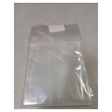 Display Zone Resealable Digest & Manga Bags - 100 Pack Acid-Free Polypropylene Plastic Sleeves - Clear Protection for Digest, Manga, & Small Paperback Books - Archival Storage Covers for Collectors - 