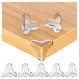 7 Pack Large Clear Corner Protectors for Baby Proofing Furniture - Table Edge Guards and Bumpers - Retail: $5