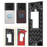 No-Drill Adhesive Video Doorbell Mount Compatible with Ring Battery Doorbell (2024 Release), Ring Doorbell Mounting Holder Bracket for Apartments Office Houses (1 Pack) - Retail: $10