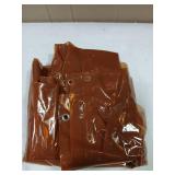 AmazerBath Premium EVA Shower Curtain Amber, Luxury Clear Brown Jelly-Like Soft Waterproof Shower Curtain with 3 Weighted Stones and 12 Grommets, Recyclable Packaging - Retail: $14