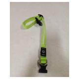 Super Bright LED Dog Collar - Fully Waterproof & Adjustable Glow Collar - USB-C Rechargeable for Night Walking, Safety - Flashing Lighted Collar for Dogs(Green,Medium) - Retail: $17