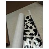 2PCS Universal Rear Window Leopard Cheetah Decals Fit for Most Car SUV Trucks,Matte Black Leopard Cheetah Exterior Vinyl Stickers with Free Installation Tools. - Retail: $20