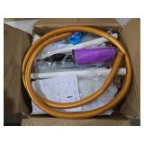 Balloon Arch Stand Kit 8.2ft and 5ft, Heavy Duty Base with Water Filling Bag, Bendable Half Arch Balloon Gold Frame - Suitable for Birthdays, Holiday Decorations and Other Indoor and Outdoor Parties.