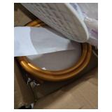 Balloon Arch Stand Kit 8.2ft and 5ft, Heavy Duty Base with Water Filling Bag, Bendable Half Arch Balloon Gold Frame - Suitable for Birthdays, Holiday Decorations and Other Indoor and Outdoor Parties.
