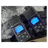 SAMCOM FPCN30A 5Watt Walkie Talkie Long Range Two Way Radio Rechargeable with Speaking Mic, SAMCOM 2-Way Radios Heavy Duty Walky Talky with Shoulder Mic for Business Commercial Construction, 2 Packs