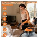 Steam Cleaner for Home & Car-2500W Portable Handheld Steamer for Cleaning with 3-Level Handle, 15s Heat-Up, Large Tank, 16 Accessories - Clean Grease, Grout, Tile, Floor, Couch, Dirt, Furniture