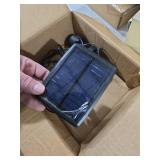 AVEKI Solar Pond Spotlights, 2 in 1 12 LED Solar Underwater Lights with Dual Head Waterproof Submarine Landscape Spotlight Security Lighting for Outdoor Patio Garden Fountain Pond