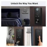 Fingerprint Keyless Entry Door Lock with Electronic Touchscreen Keypad, Biometric Door Knob, Auto Lock, Electronic, Easy Installation