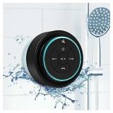 XLEADER, Upgraded, Pro Shower Speaker, Certified IPX7 Waterproof Bluetooth Speaker, with Suction Cup, Silicone Lanyard, 8W Crystal Sound&Rich Bass, 15H Playtime, Ideal Gifts - SoundAngel Mate(2 Gen)