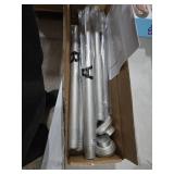 ENJOYBASICS Shower Curtain Rod 30 to 88 Inches, 1 Inch Stainless Steel Adjustable Spring Tension Rods No Drill for Bathroom, Closet, Window, Room Divider, Never Rust, Non Slip, Nickel