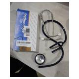 ERDOGLY Kids Stethoscope Toy, Real Working Nursing Stethoscope for Kids, Doctor Game Kit for Toddler, Boys Girls Doctor Nurse Cosplay Halloween Costume Accessories, Dark Blue