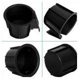 AOIT 2 PCS Cup Holder Insert Compatible with Toyota 4RUNNER 2010-2023, Rubber Holder Cup Vehicle Parts & Accessories, Replaces 66991-35030 66992-35030 Center Console Left Front & Rear Cupholder Insert