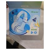 iClever BTH12 Kids Bluetooth Headphones,Colorful LED Lights Kids Headphones Wireless,74/85dBA Safe Volume,85H Playtime,Fast Charging,Bluetooth 5.2,Over Ear,Built-in Mic for iPad/Tablet/Airplane,Purple