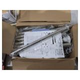 SEIRIONE Corner Shower Caddy Tension Pole, Quick Setup, Rust-Free Bathroom Shower Organizer Corner for Bathtub Shampoo Storage, 4-Tier Adjustable Shelf, Drill Free, Fits 34 to 116 Inch Height, Silver